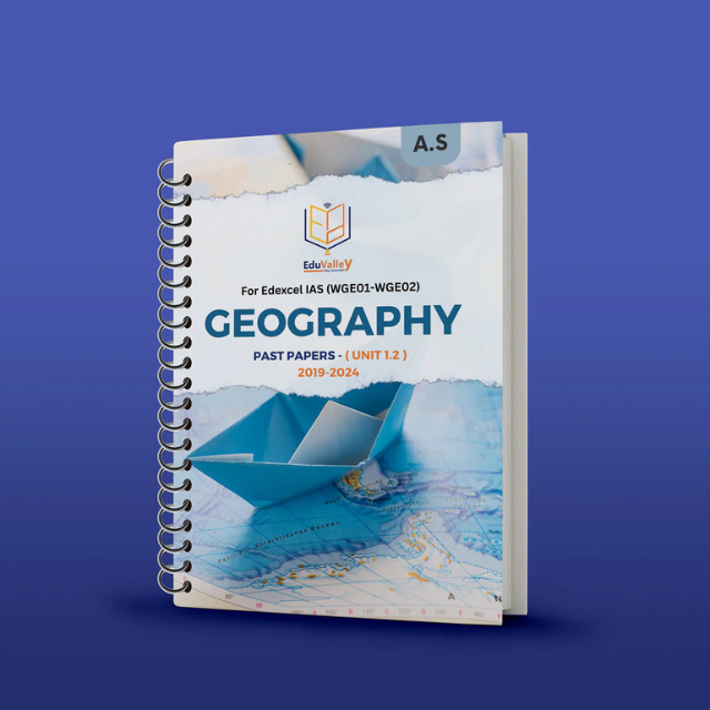 Edexcel A.S Geography (WGE0) P.P Unit:1,2 From 19-24.